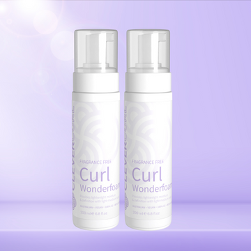 Clever Curl Fragrance Free Curl Wonderfoam 200ml TWIN BUNDLE
