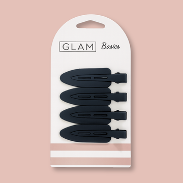 Glam Basics Creaseless Clips Noir