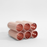 Glam Thermal Velcro Roller Pink Small