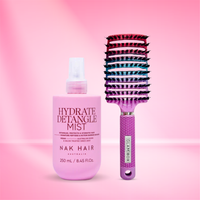 Miracle Brush Unicorn & Nak Detangle Spray Bestie Bundle
