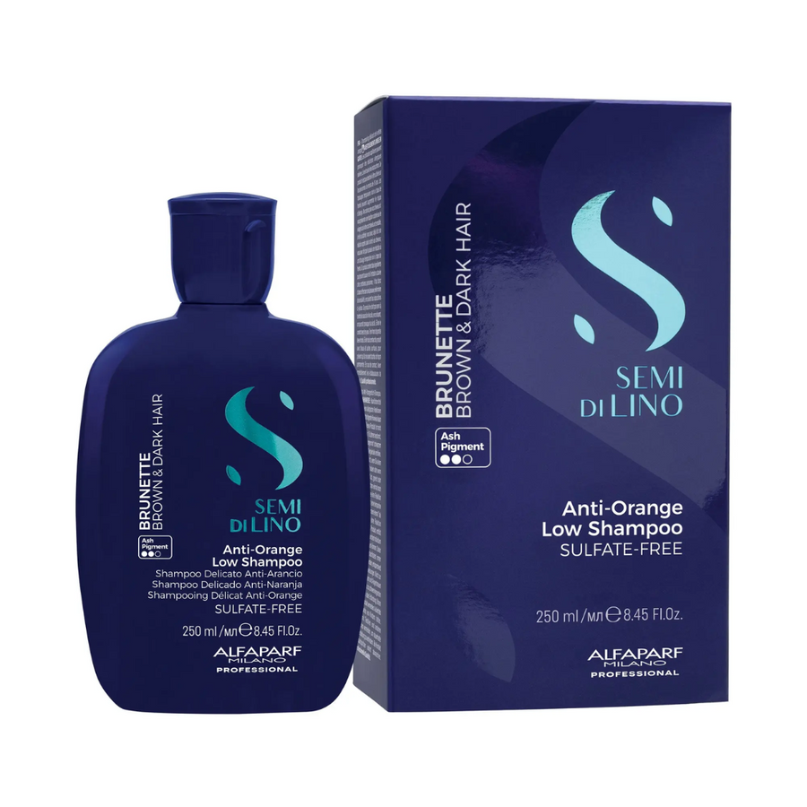 Alfaparf Milano Semi Di Lino Brunette Anti Orange Shampoo 250ml