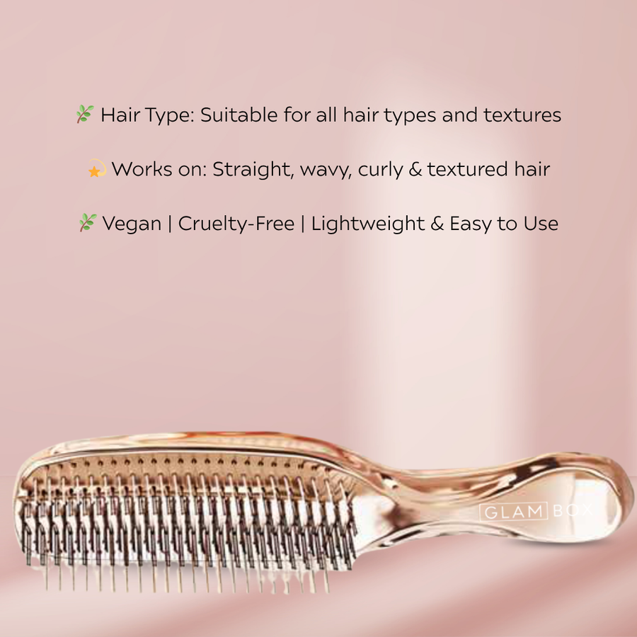 Glam Sleek Styler Brush Rose Gold & Eleven Flyaway Balm