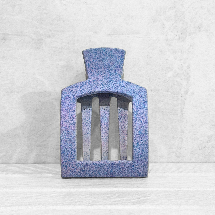 Glam Flat Claw Clip Large Matte Speckled