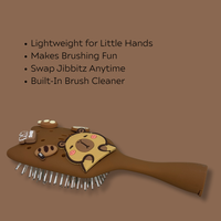 Glam Jibbitz Brush Chocolate