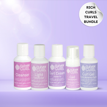 Clever Curl Rich Curly Hair Glam Travel Bundle