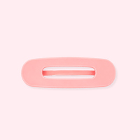 Glam Flat Wide Claw Clip Small | Pink