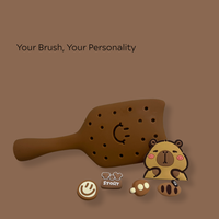 Glam Jibbitz Brush Chocolate