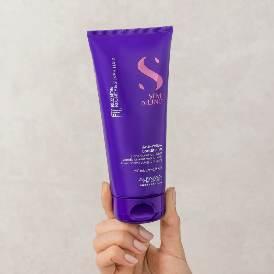 Alfaparf Milano Semi Di Lino Blonde Anti Yellow Conditioner 200ml