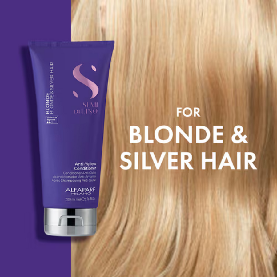 Alfaparf Milano Semi Di Lino Blonde Anti Yellow Conditioner 200ml