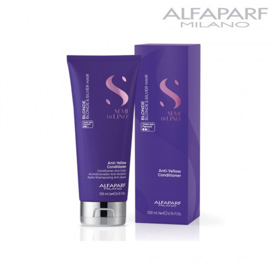 Alfaparf Milano Semi Di Lino Blonde Anti Yellow Conditioner 200ml