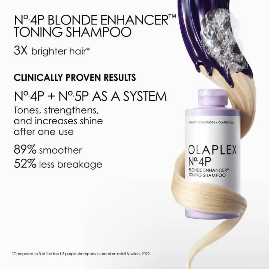 Olaplex No 4P Blonde Enhancer Toning Shampoo 250ml