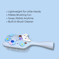 Glam Jibbitz Brush Blueberry