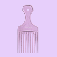 Glam Box Travel Bag Lavender with Lavender Curl Brush & Lilac Afro Comb Bestie