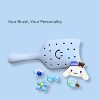 Glam Jibbitz Brush Blueberry