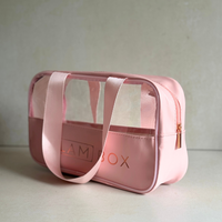 Glam Box Travel Bag Rose with Candy Miracle & Rose Gold Detangler Brush Bestie