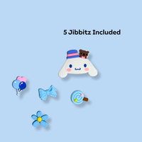 Glam Jibbitz Brush Blueberry