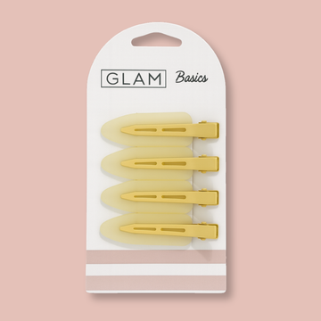 Glam Basics Creaseless Clips Vanilla