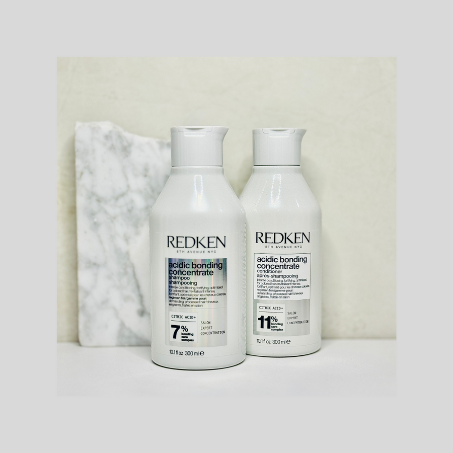 Redken Acidic Bonding Concentrate Shampoo & Conditioner 300ml BESTIE BUNDLE