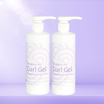Clever Curl Fragrance Free Curl Gel Humid Weather Clever 450ml TWIN BUNDLE