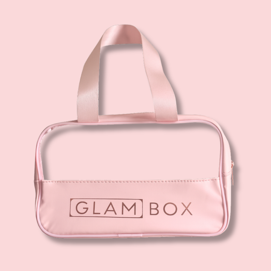 Glam Box Travel Bag Rose with Rose Curl Brush & Petal Afro Comb Bestie