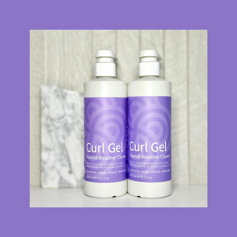 Clever Curl Curl Gel Humid Weather Clever 450ml TWIN BUNDLE