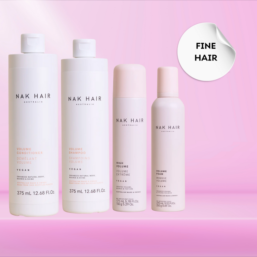 NAK Volume Fine Hair Glam Bundle
