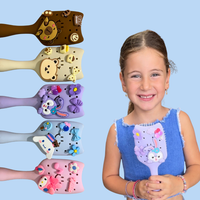 Glam Jibbitz Brush Blueberry