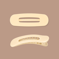 Glam Flat Wide Claw Clip Small | Blonde