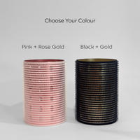 Glam Thermal Velcro Roller Black Large