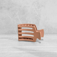 Glam Flat Claw Clip Small Blush