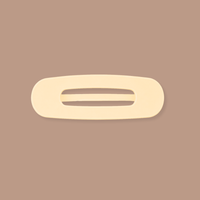 Glam Flat Wide Claw Clip Small | Blonde