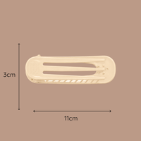 Glam Flat Wide Claw Clip Small | Blonde