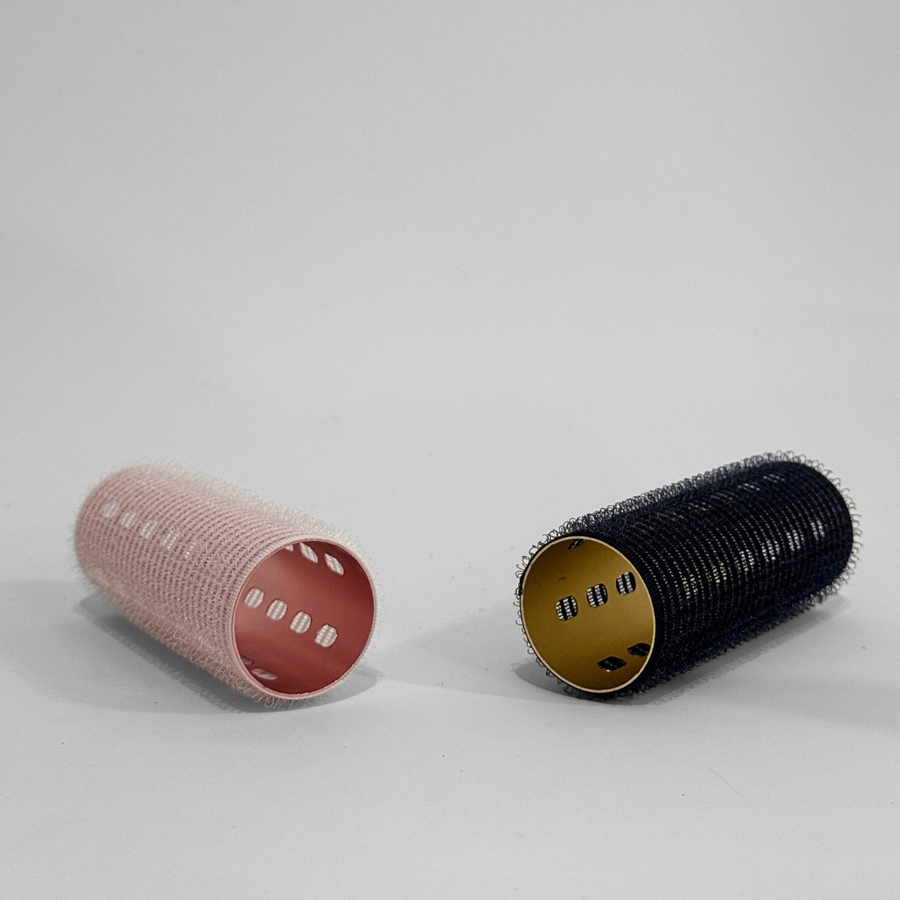 Glam Thermal Velcro Roller Black Small