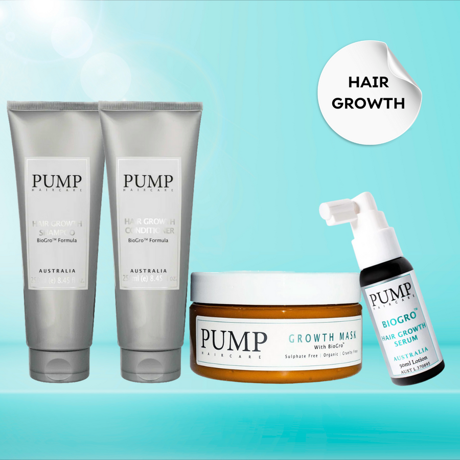 Pump Hair Care Hair Growth Glam Bundle