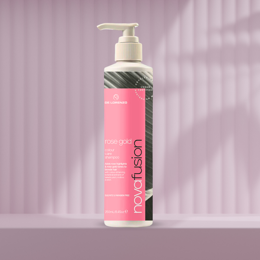 De Lorenzo Novafusion Colour Care Rose Gold Shampoo 250ml