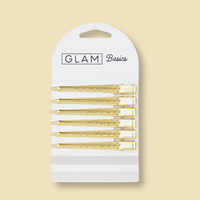 Glam Basics Flat Sectioning Clips Gold