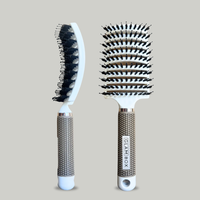 Glam Box Travel Bag Snow with Snow Miracle & Pearl Detangler Brush Bestie