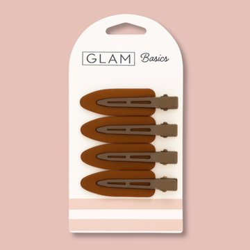 Glam Basics Creaseless Clips Cinnamon
