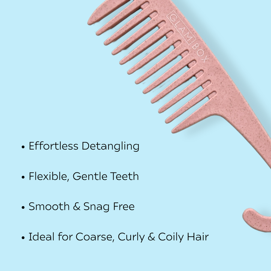 Glam Basics Detangling Comb Petal