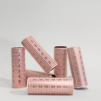 Glam Thermal Velcro Roller Pink Small