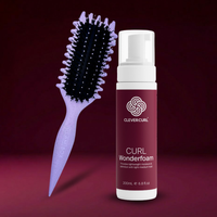 Curl Brush Lavender & Clever Curl Wonderfoam Bestie Bundle