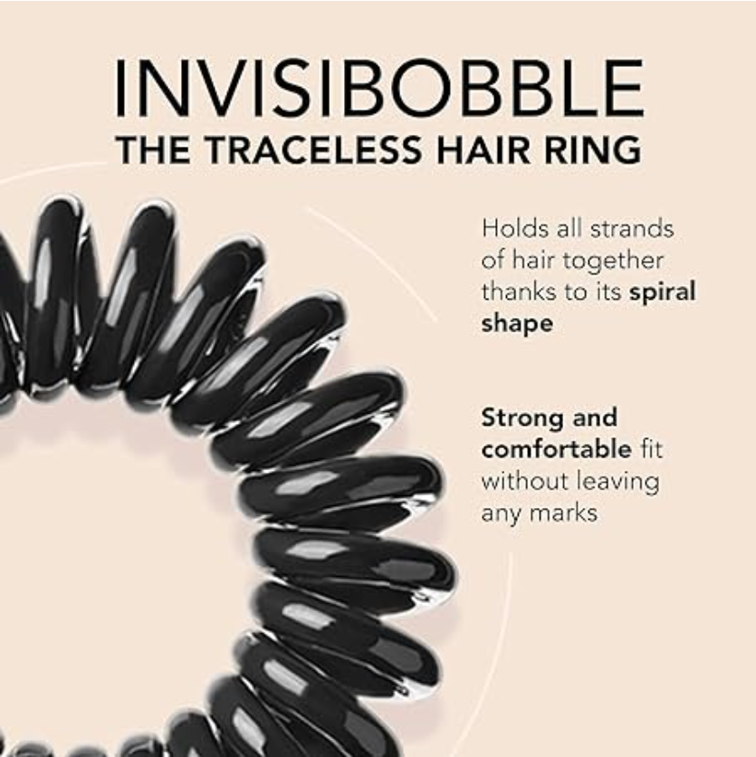 Invisibobble Original Hair Spiral Pretzel Brown 3pk