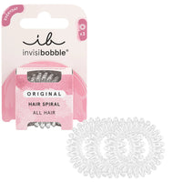 Invisibobble Original Hair SpIral Crystal Clear 3pk