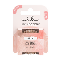 Invisibobble Slim Elegant Hair Spiral Bronze & Beads 3pk