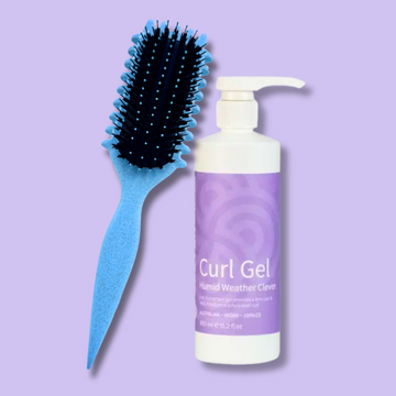 Curl Brush Sky & Clever Curl Gel Humid Weather Bestie Bundle