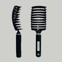 Glam Box Travel Bag Snow with Liquorice Miracle Brush & Liquorice Mini Miracle Bestie