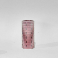 Glam Thermal Velcro Roller Pink Medium 6pc