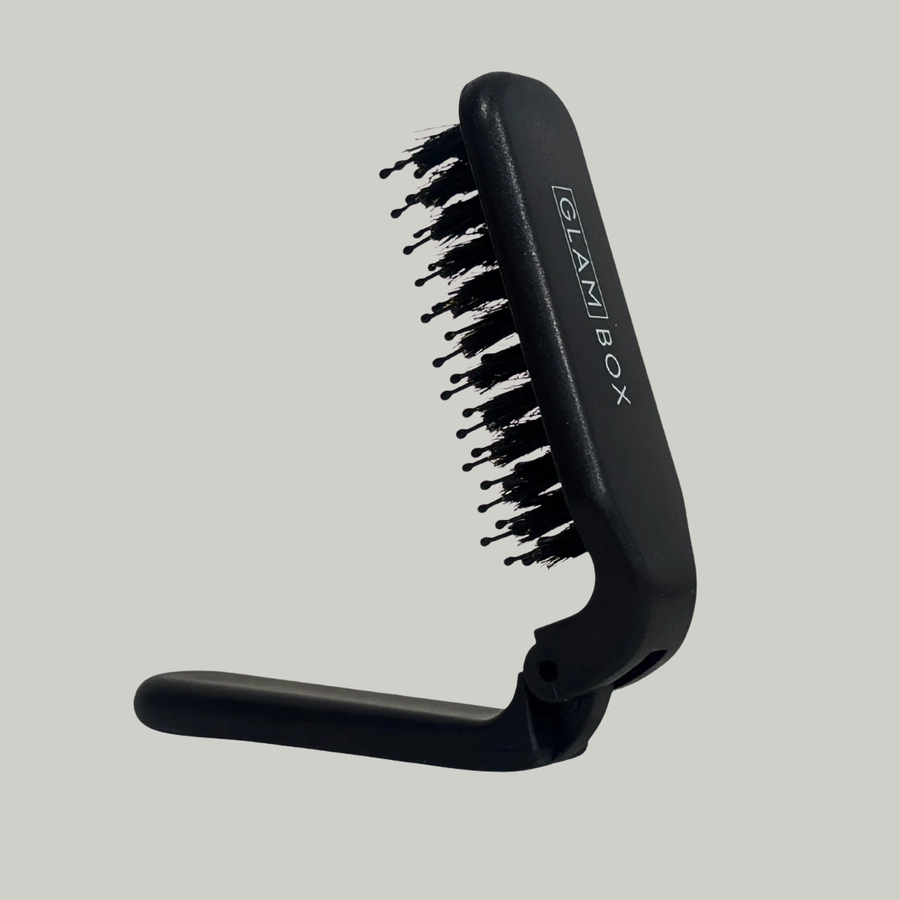 Glam Box Travel Bag Snow with Liquorice Miracle Brush & Liquorice Mini Miracle Bestie