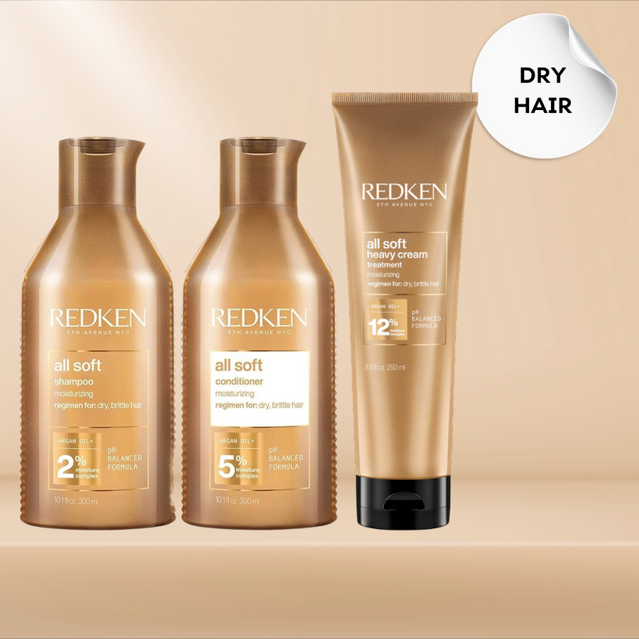 Redken All Soft Dry Hair Glam Bundle