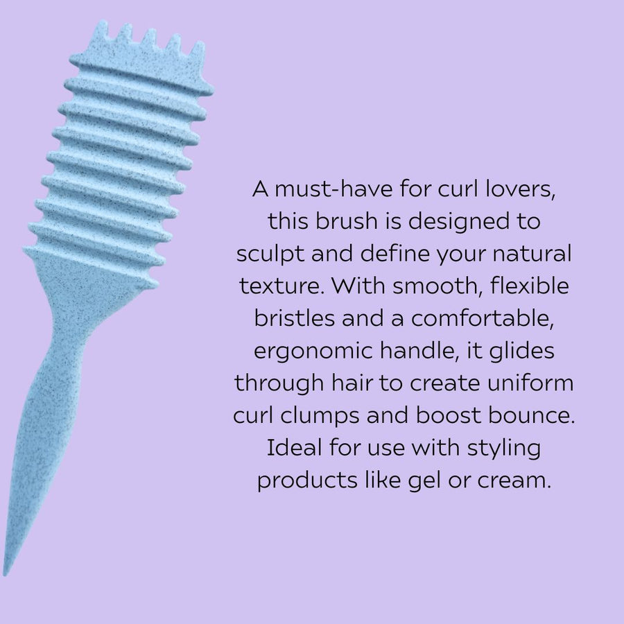 Curl Brush Sky & Clever Curl Gel Dry Weather Bestie Bundle